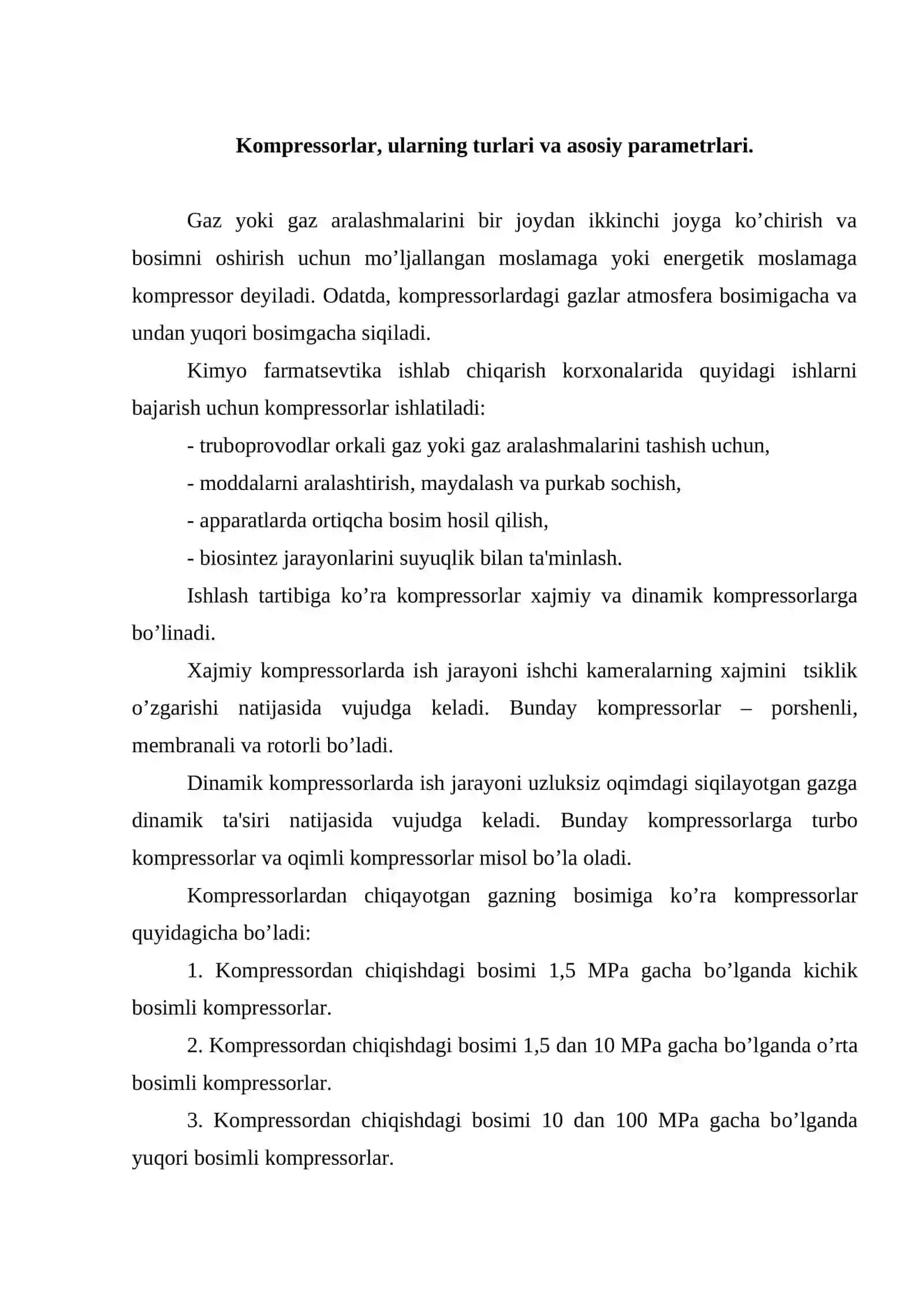 Komprеssorlar 2