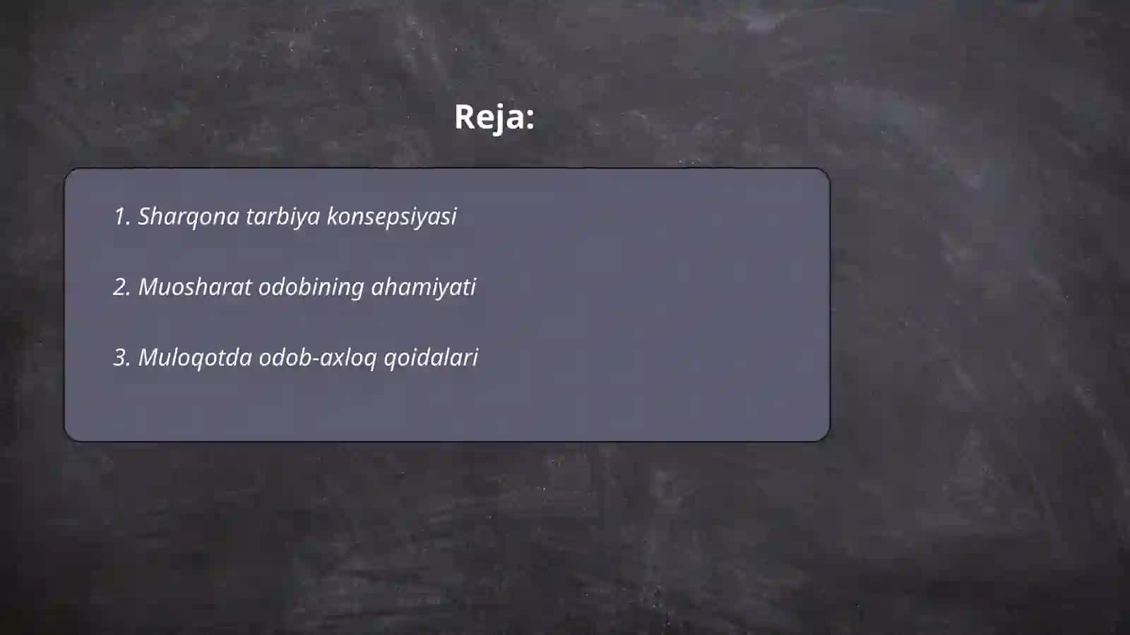 Sharqona tarbiya va muosharat odobining muloqotga taʼsiri 2