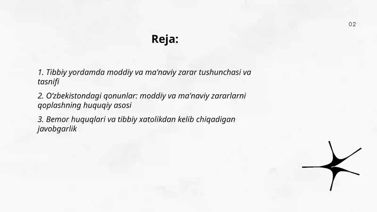 Tibbiy yordam ko'rsatishda yetkazilgan moddiy va ma'naviy zararni qoplash masalasining etik-huquqiy jihatlar 2