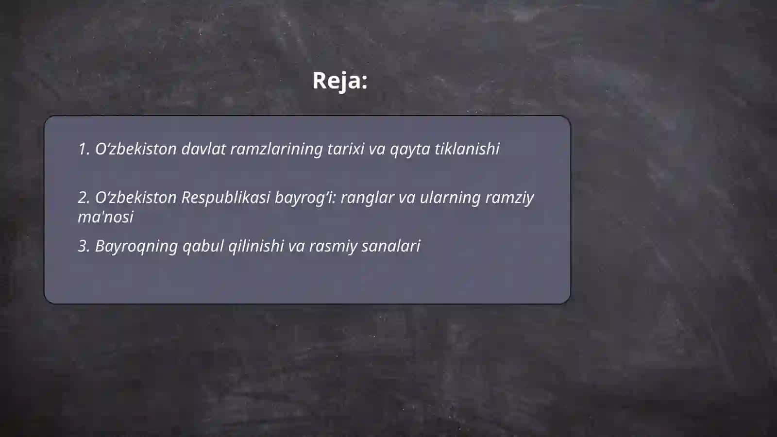 O‘zbekiston Respublikasi davlat ramzlari va ahamiyati 2