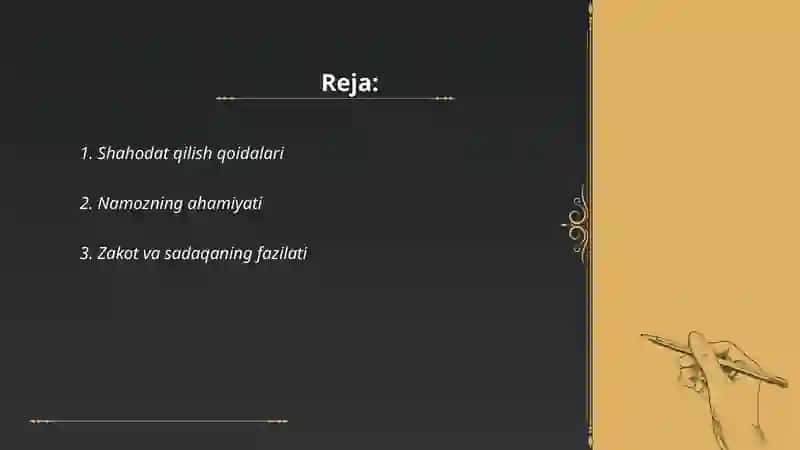 Al jome as-sahihdagi hodisalardan namunalar 2