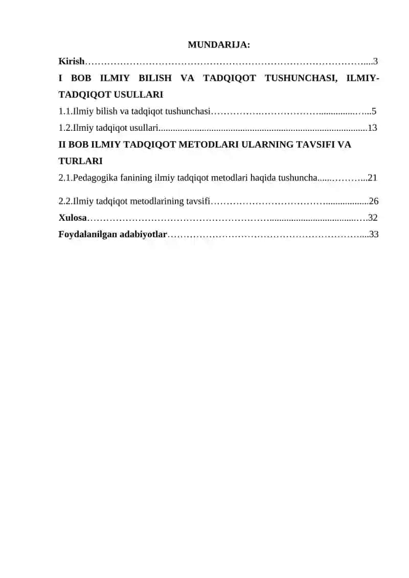 Tadqiqotning sifat metodlarining xususiyatlari, ularning turlari 2