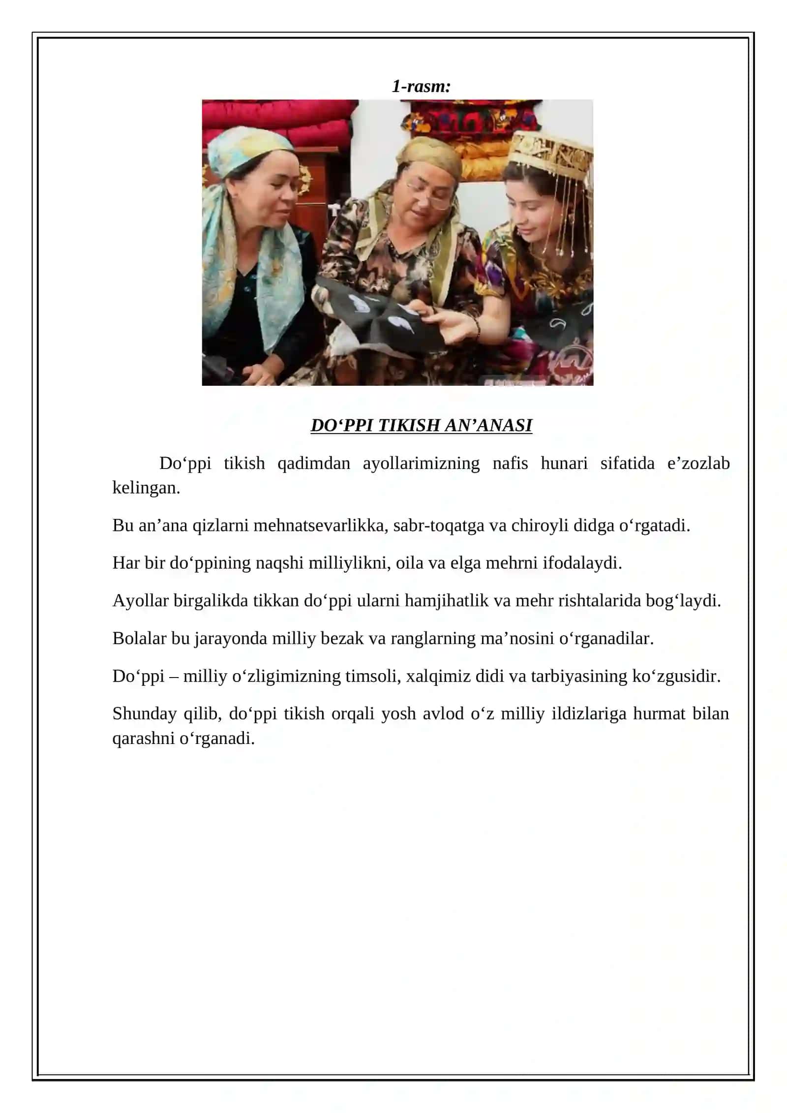 MAKTABGACHA TA’LIMDA ETNOPEDAGOGIKA 2
