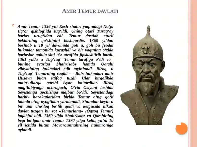 TEMURIYLAR VA SHAYBONIYLARDA VRITARIXSHUNOSLIGI 2