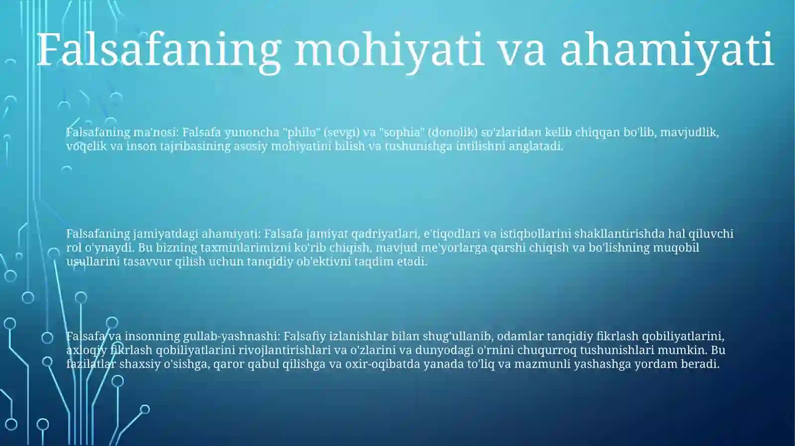 Falsafaning Jamiyatdagi Ahamiyati 2