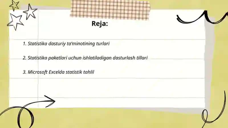 Statistika-statistik dasturlar paketi 2