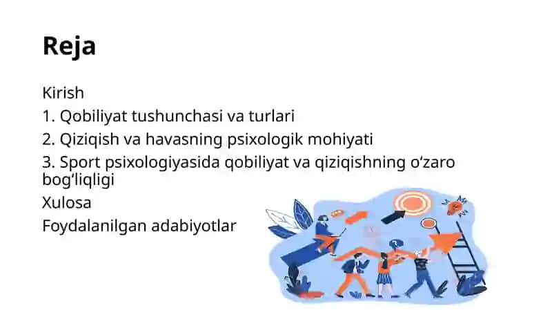 Qobiliyat va qiziqish- havas 2