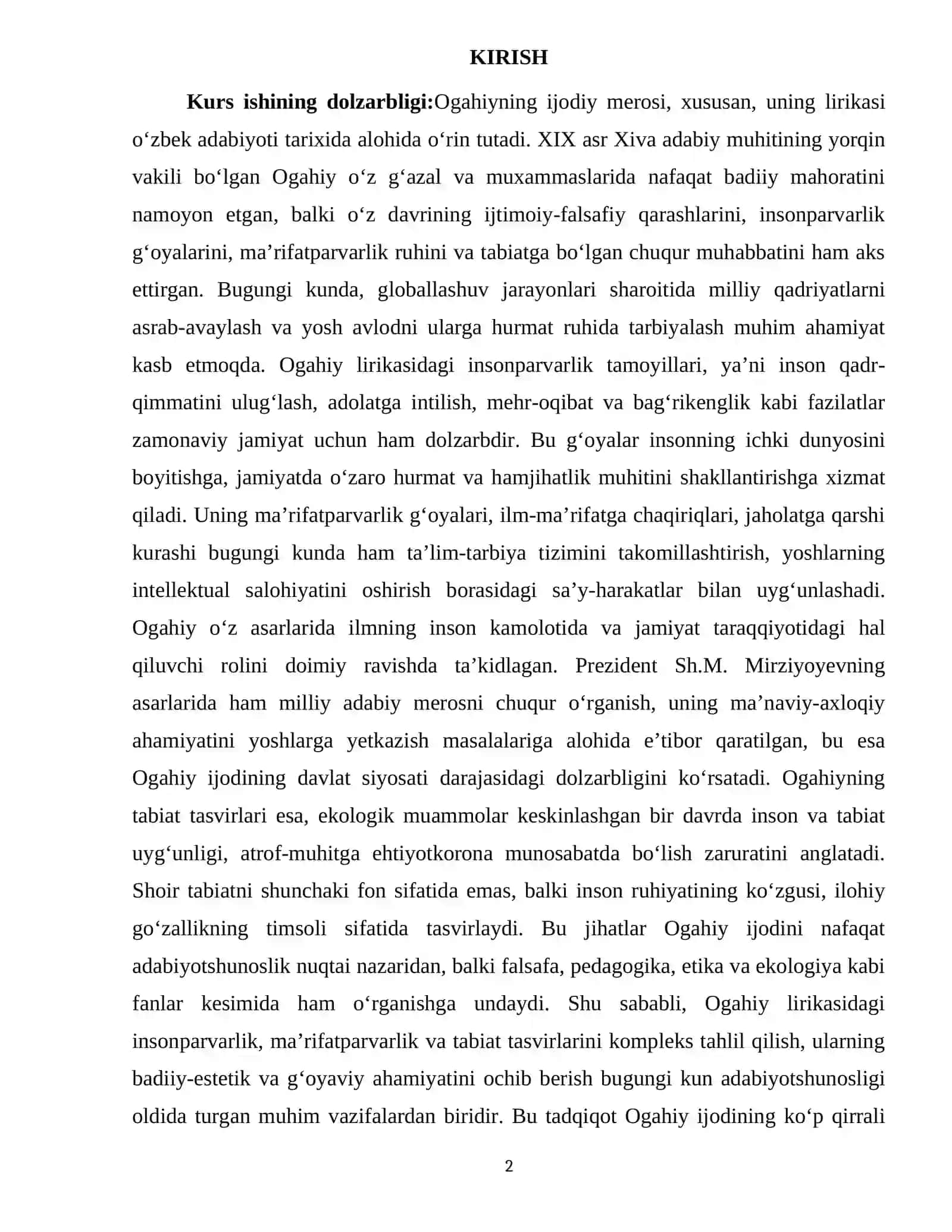 OGAHIY LIRIKASIDA INSONPARVARLIK MA'RIFATPARVARLIK VA TABIAT TASVIRI 2