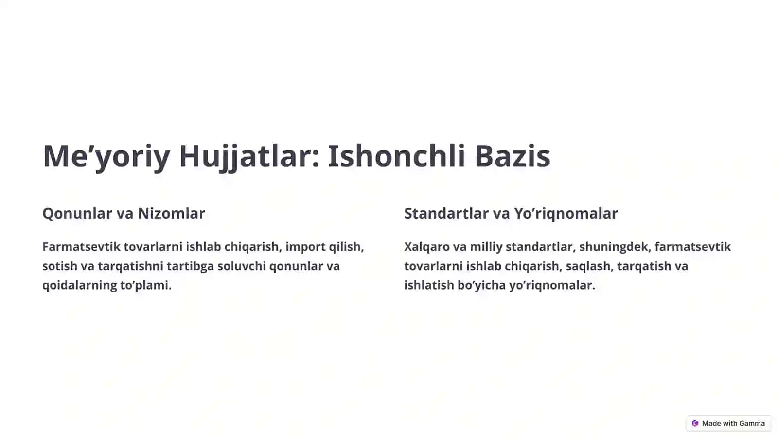 Farmatsevtik Tovarlarning Xavfsizligini Taʼminlash 2