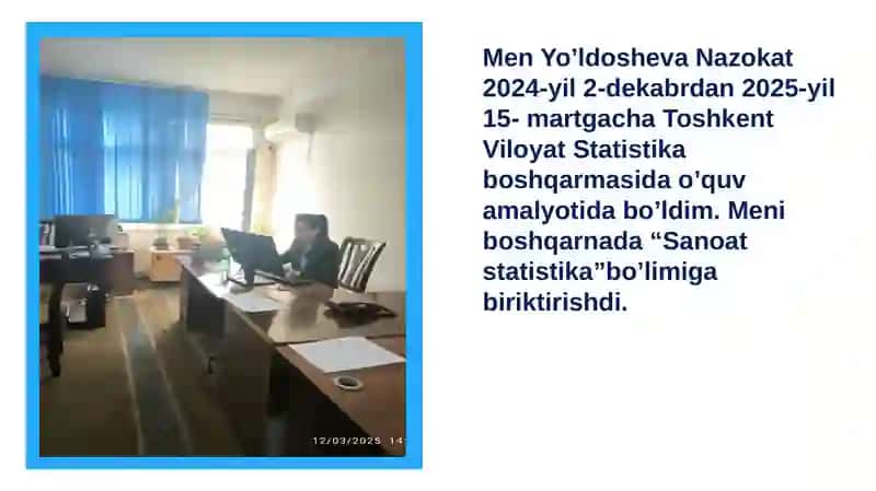 Statistika (tarmoqlar va sohalar bo'yicha) ta'lim yo'nalishi 2