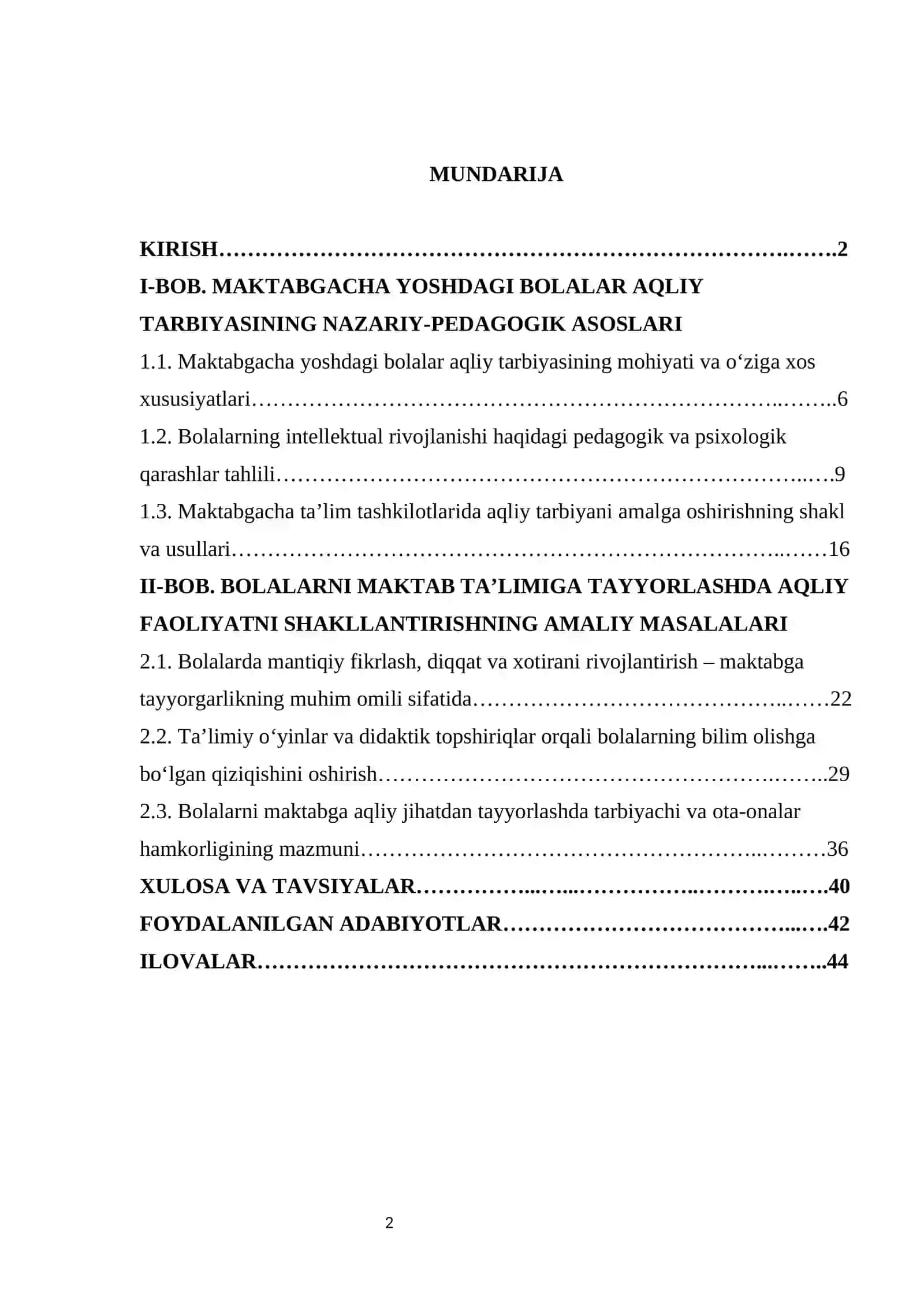 Bolalarni maktabga tayyorlashda aqliy tarbiyaning ahamiyati 2