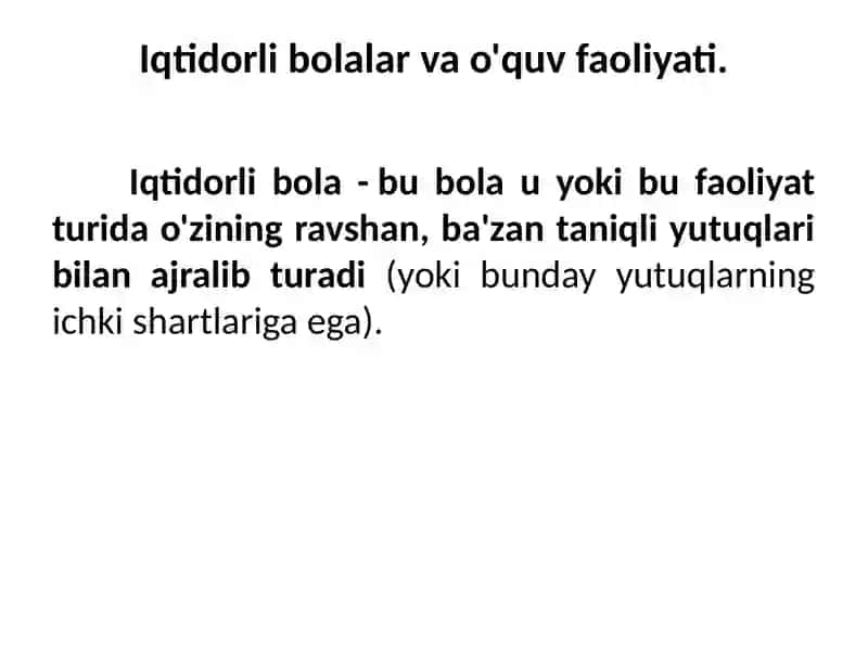 Iqtidorli o'quvchilarni pedagogik qo'llab quvvatlash 2