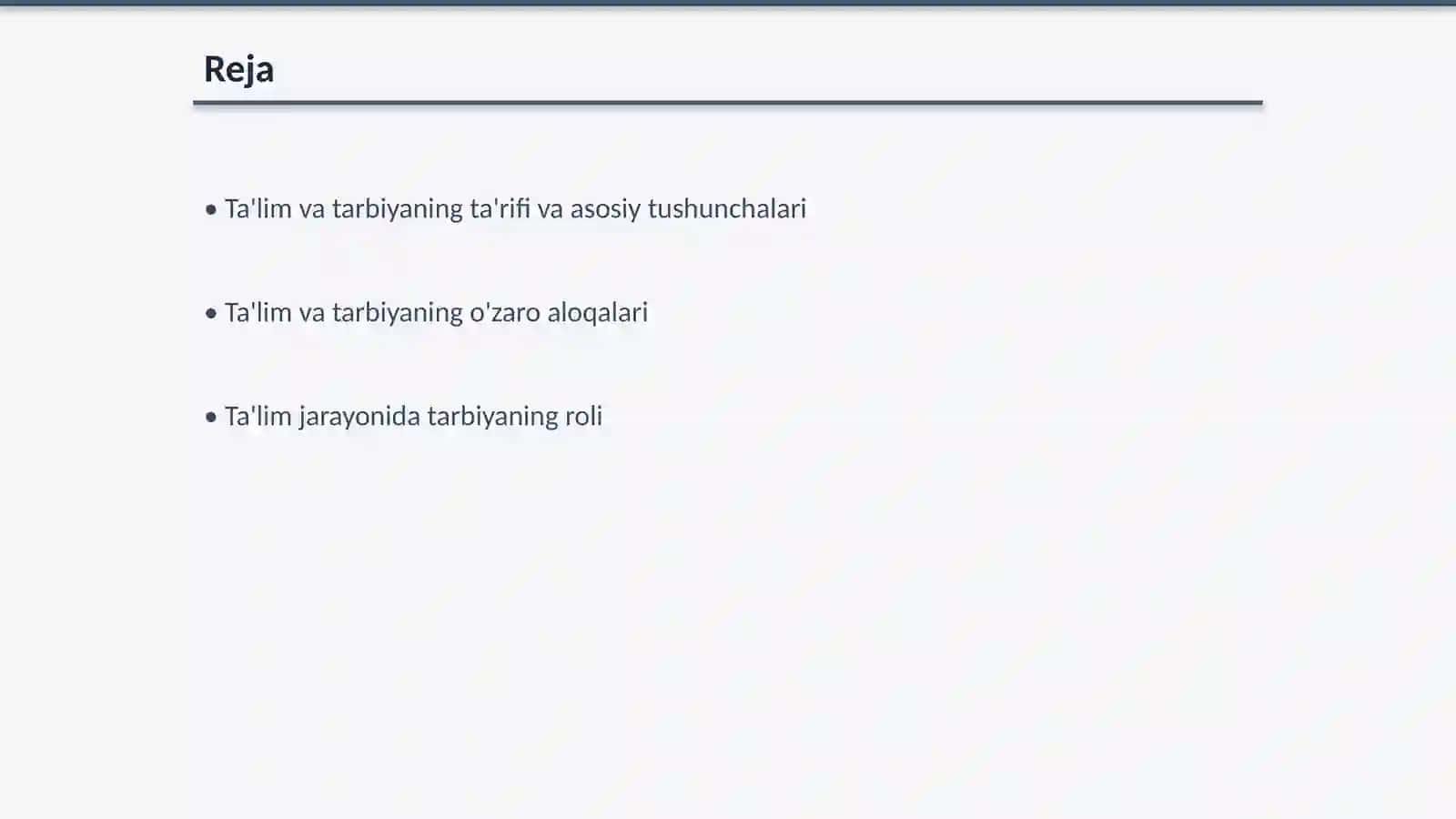 Ta'lim va tarbiya òrtasidagi uzviy boģliqlik 2
