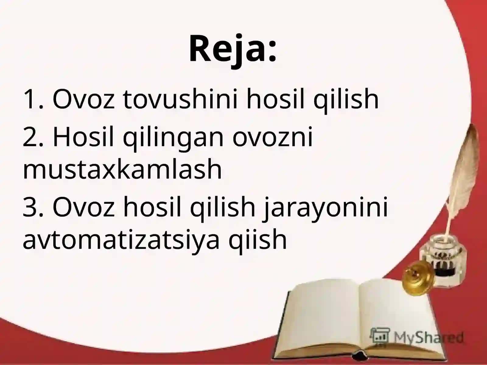 Ovoz Buzilishlarini Bartaraf Etishda Asosiy Bosqich 2
