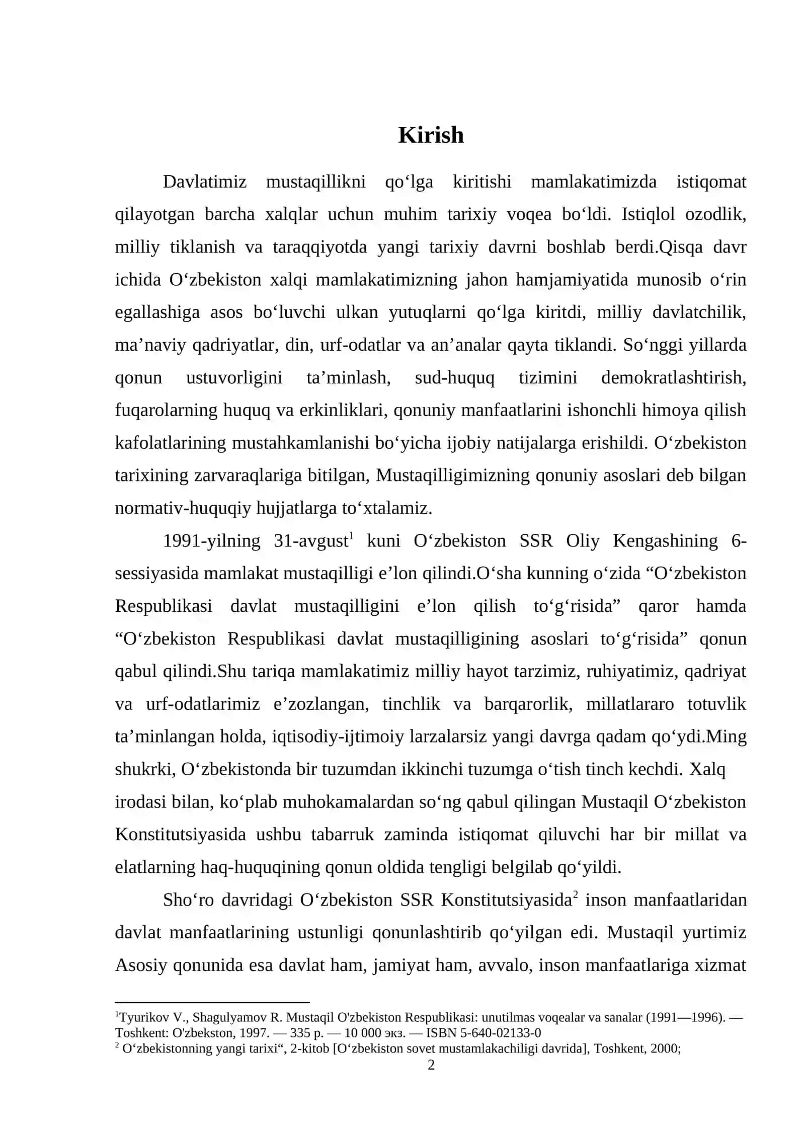 O‘zbekistonda Milliy Davlat Tizimining Barpo Qilinishi 2