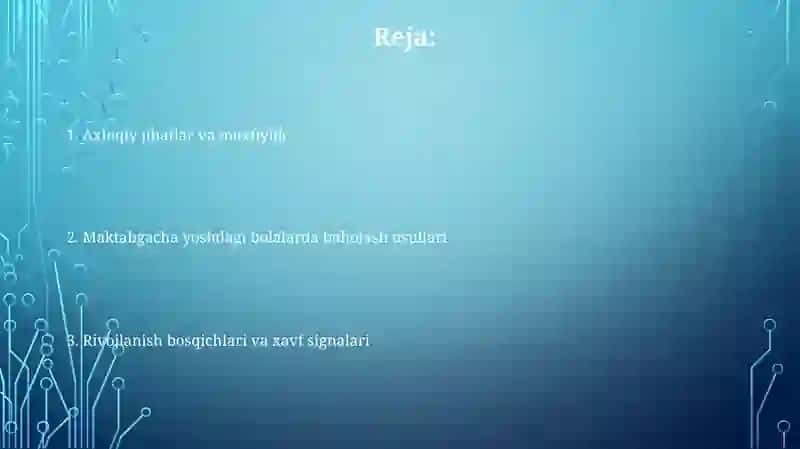 Maktabgacha tarbiya davri psixologiyasi va psixodiganostikasi 2