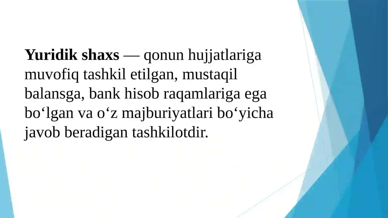 Yuridik va jismoniy shaxslarni soliqqatortishning o'ziga xos xususiyatlar 2
