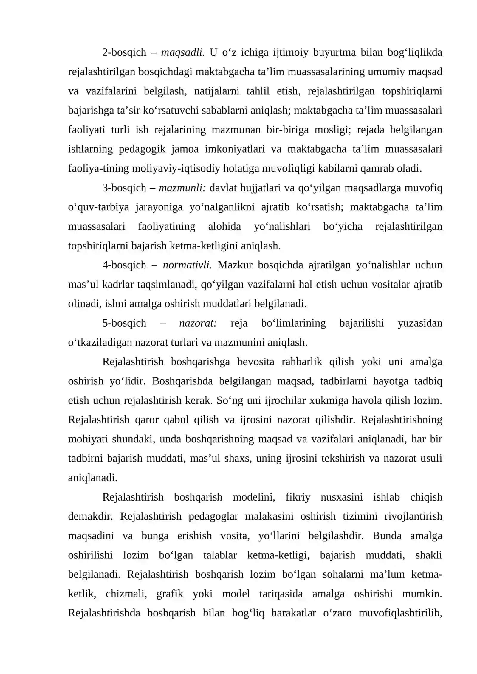 Maktabgacha ta'lim to'g'risidagi Nizom 2