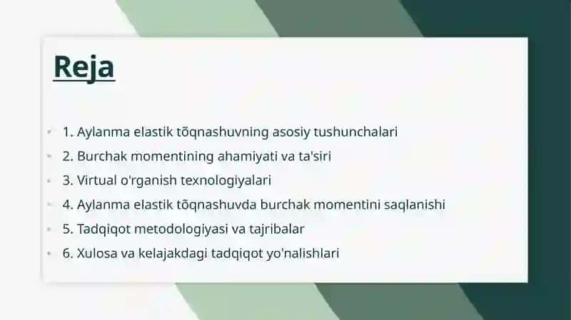 Aylanma elastik tõqnashuvda burchak momentini saqlanishini virtual õrganish 2