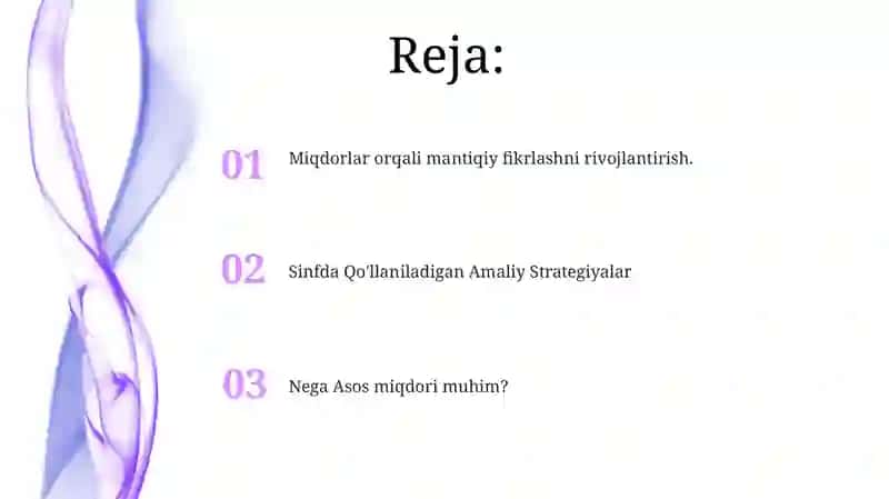 Boshlang'ich sinfda asosiy miqdorlarni o'rgatishda mantiqiy fikrlashni rivojlantirish 2