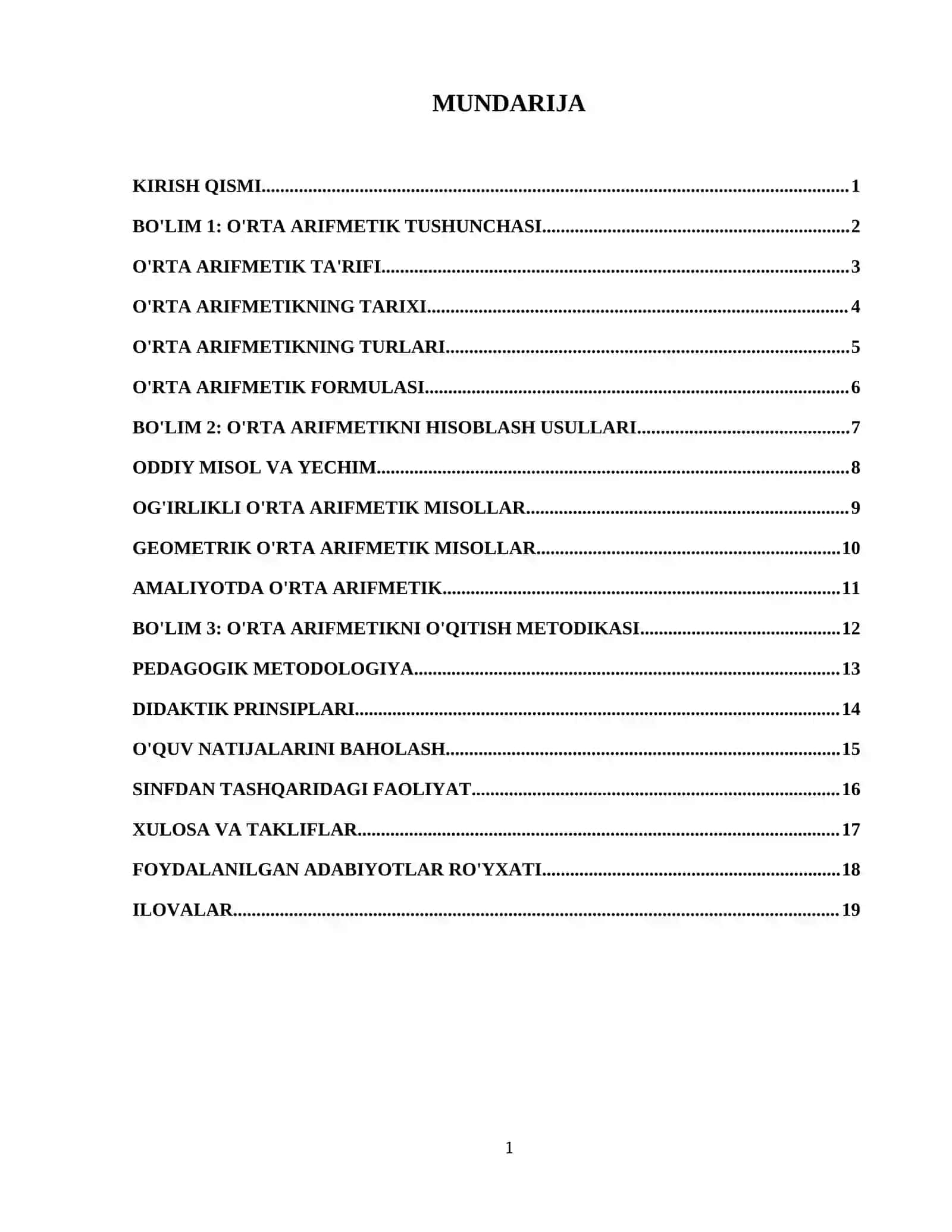4-sinf matematika darslarida oʻrta arifmetikni hisoblashga doir misollar bilan ishlash 2