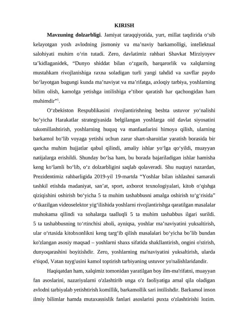 Savod Òrgatish Davrida Sinfdan Tashqari Òqishni Tashkil Etish 2