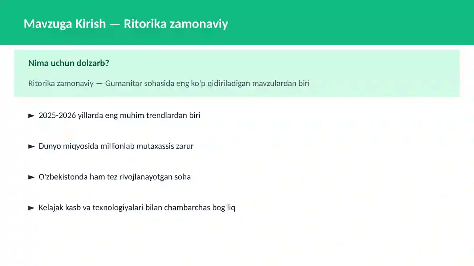 Ritorika zamonaviy 2