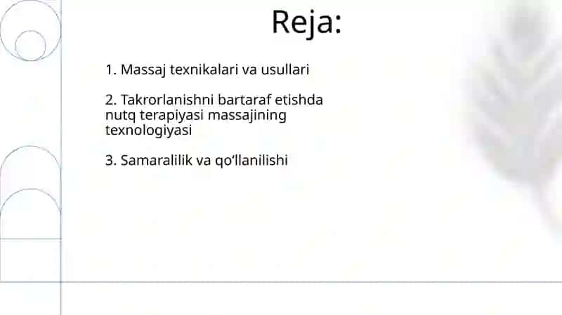 Duduqlanishni bartaraf etishda logopedik massajni qo’llash texnologiyasi 2