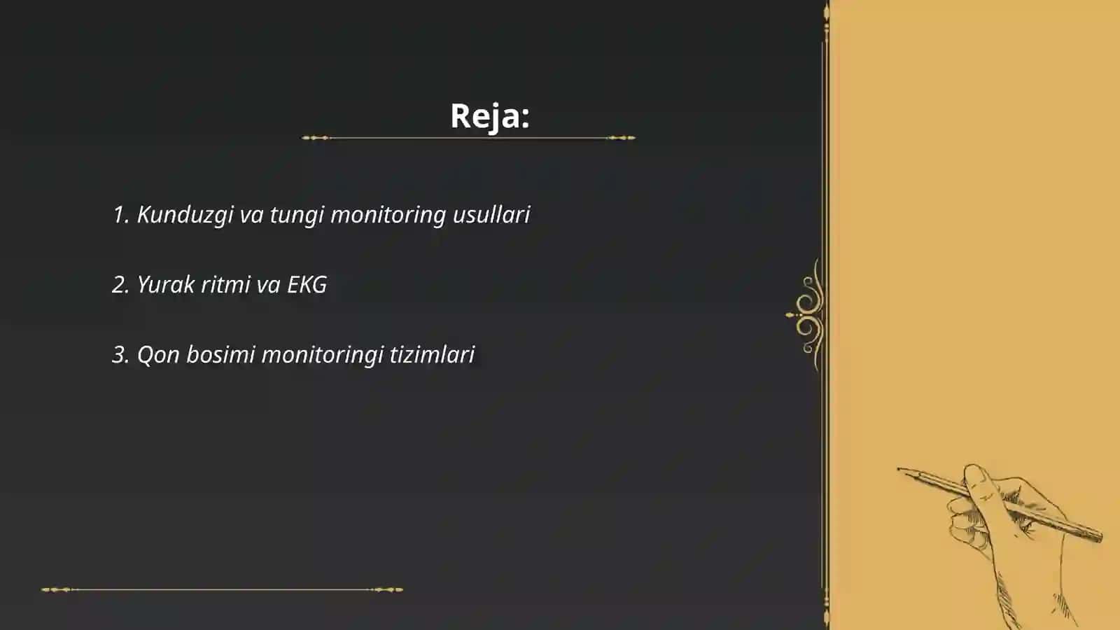 Kunduzgi va tungi monitoring usullari 2