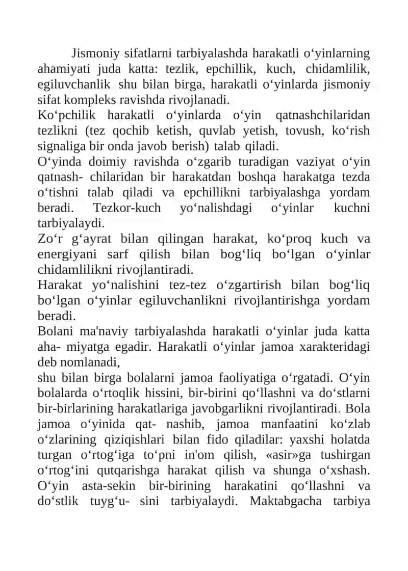Sinfdan tashqari olib boriladigan jismoniy tarbiya ishlari 2