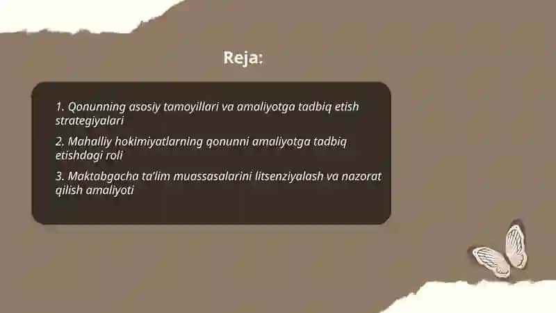 Maktabgacha taʼlim va tarbiya toʻgʻrisidagi qonuni 2