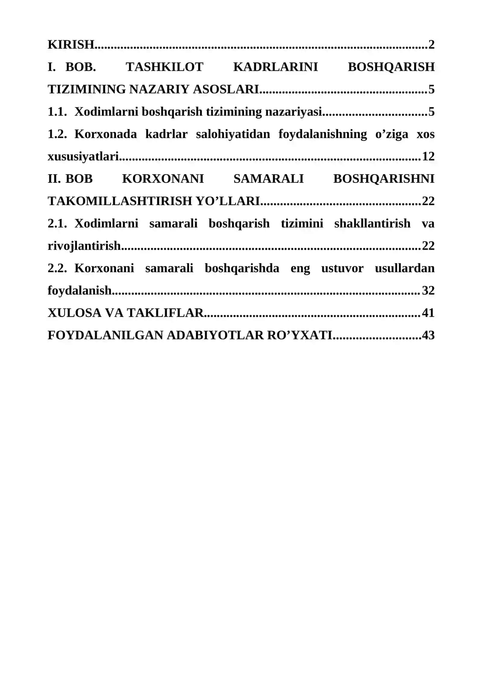 Kadrlar menejmenti yonalishi 2-kurs 203-guruh talabasi Suyunov Ulug’bekning 2