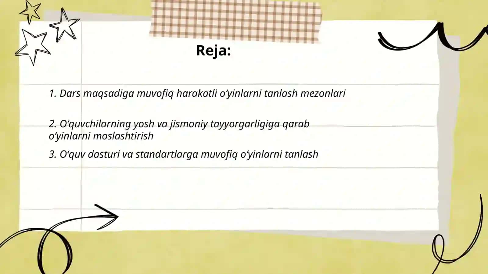 Jismoniy tarbiya oʻqitish metodikasi 2