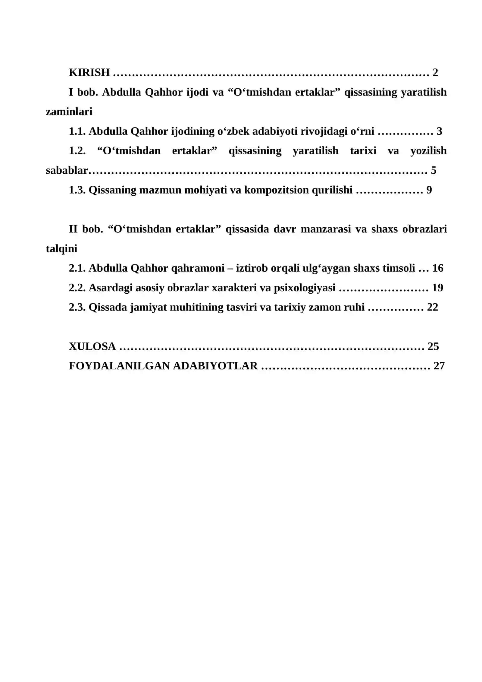 “O‘TMISHDAN ERTAKLAR” QISSASIDA DAVR VA SHAXS TALQINI 2