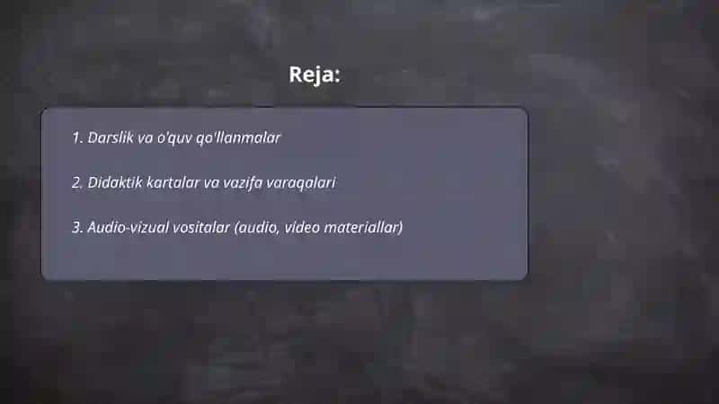 Darslik va o'quv qo'llanmalar 2