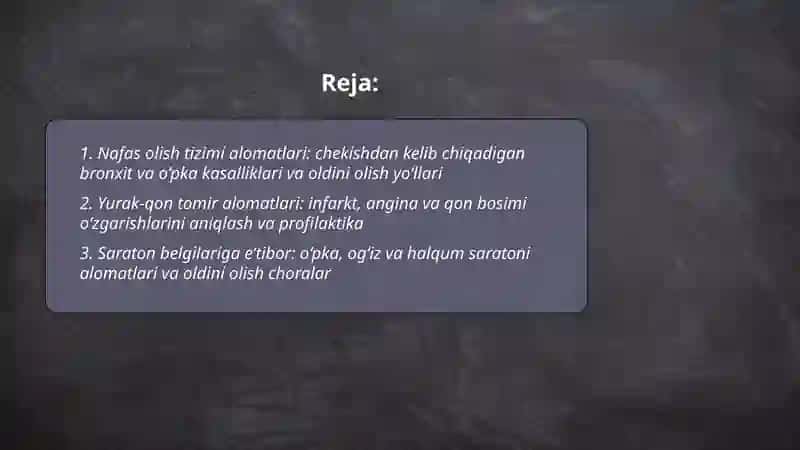 Tamaki ta’siri alomatlari va oldini olish yo’llari 2