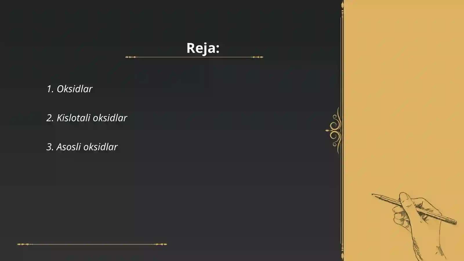 Anorganik birikmalarning eng muhim sinflari 2