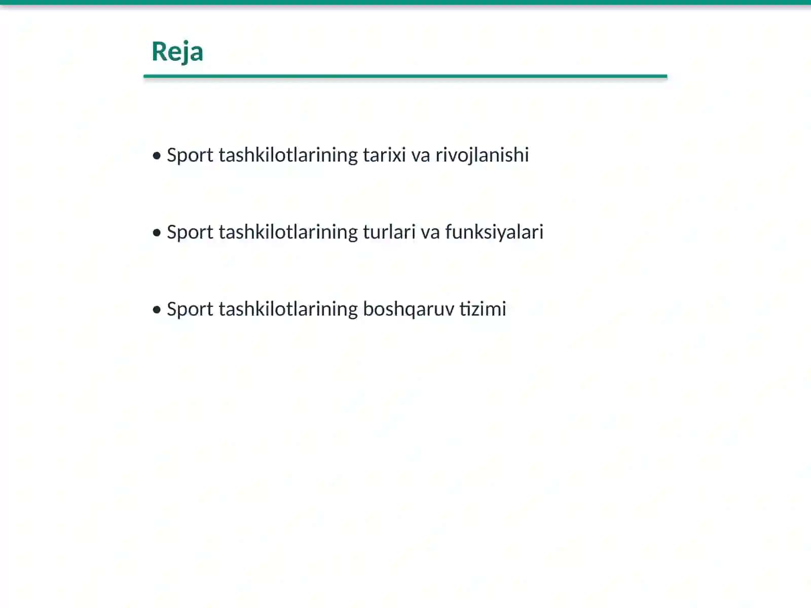 Sport tashkilotlari tushunchasi 2