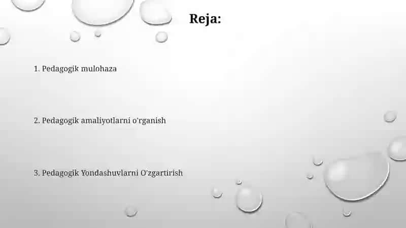 Pedagogika fani-pedagogik refleksiya obekti sifatida 2