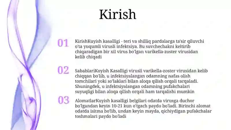 Kuyish Kasalligi 2