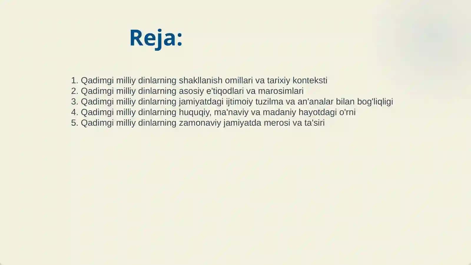 QADIMGI MILLIY DINLAR VA UNING JAMIYAT IJTIMOIY HAYOTIDAGI ROLI 2