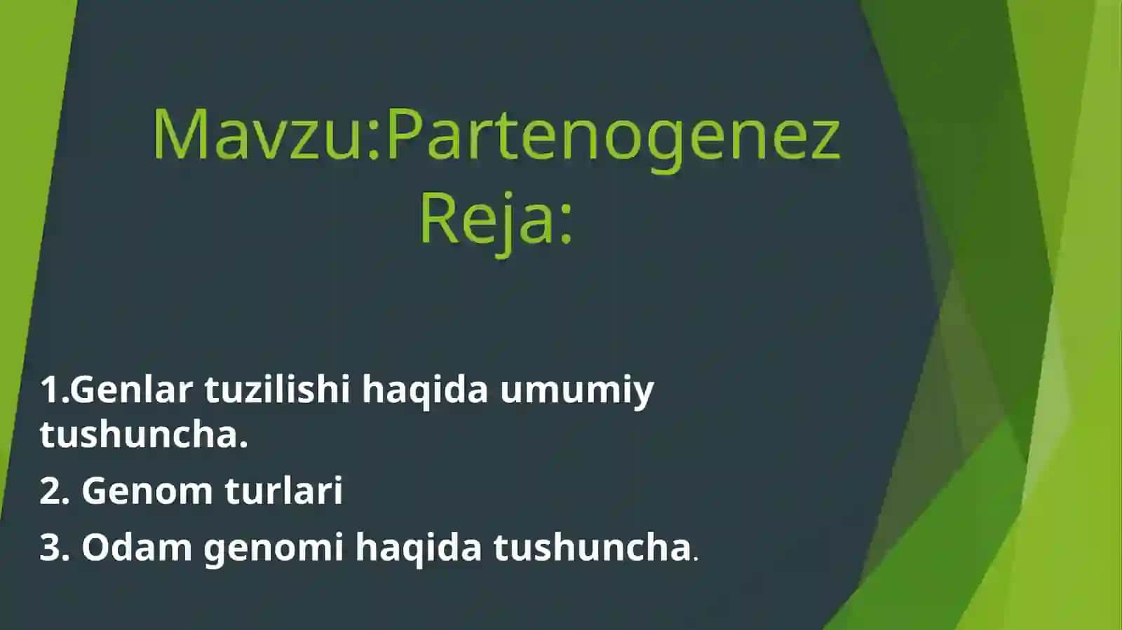 Umumiy biologiya fan prezintatsiyasi 2