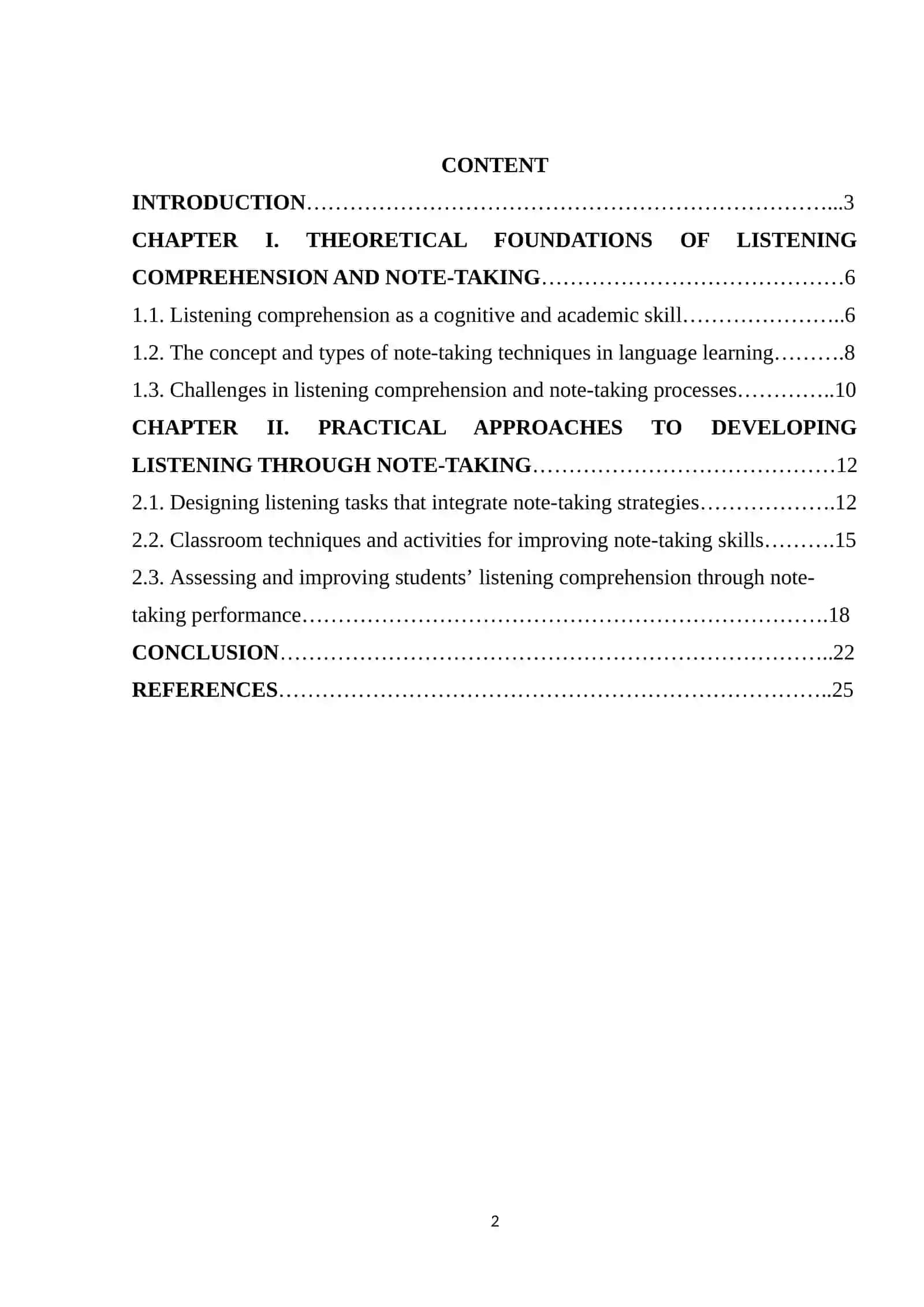 Improving listening comprehension through note-taking techniques 2
