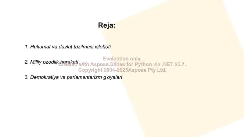 XIX asr oxiri va XX boshidagi siyosiy-huquqiy g'oyalar 2