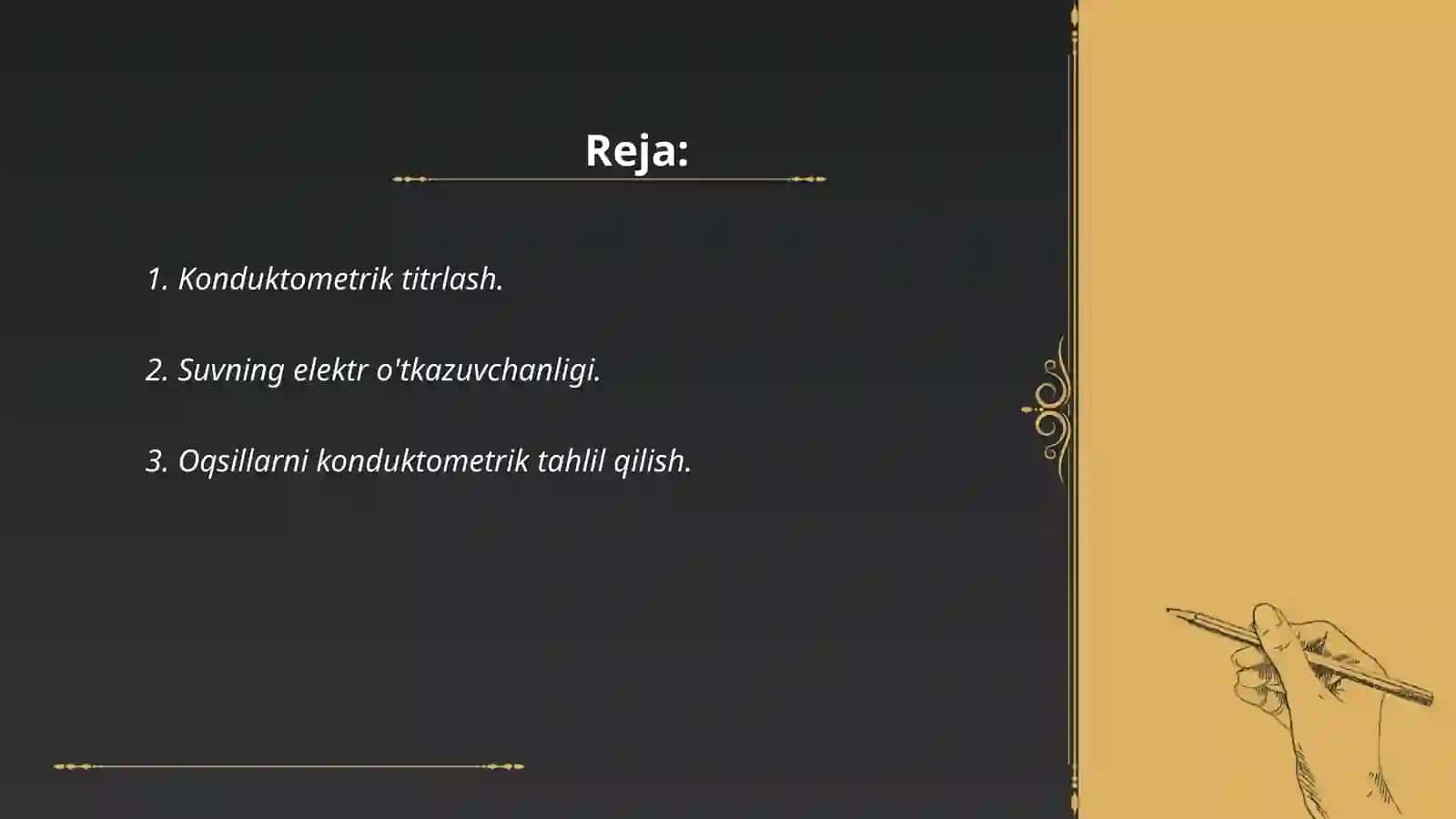 Konduktometrik titrlash 2