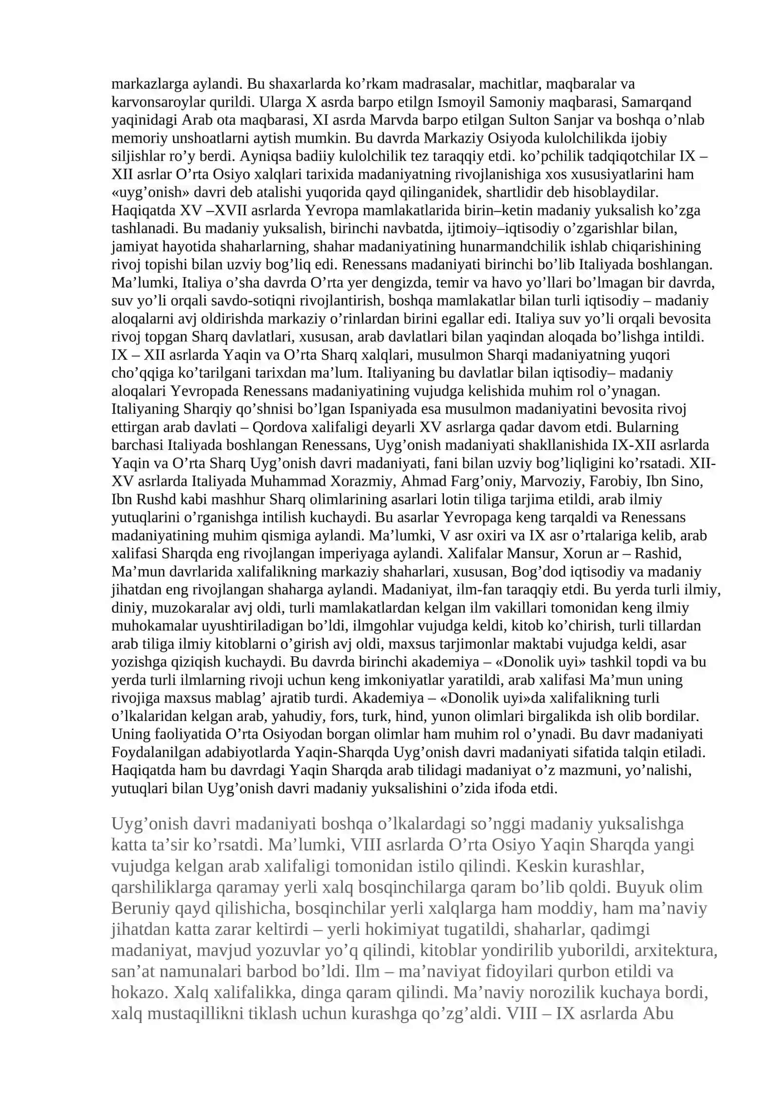 Oʻzbekiston madaniy merosi – xalqlar va mamlakatlar oʻrtasida muloqotga yoʻl 2
