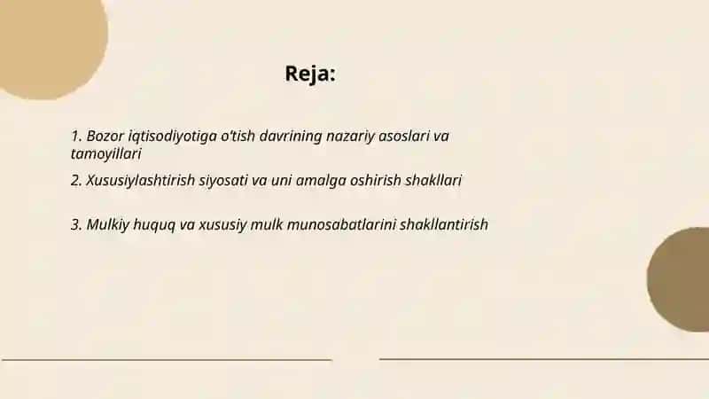 Bozor iqtisodiyotiga o‘tish davri 2
