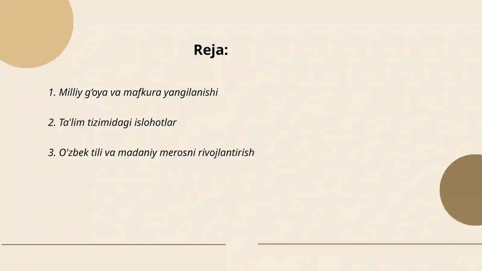 Yangi O'zbekistonda amalga oshirilayotgan ma'naviy o'zgarishlar 2