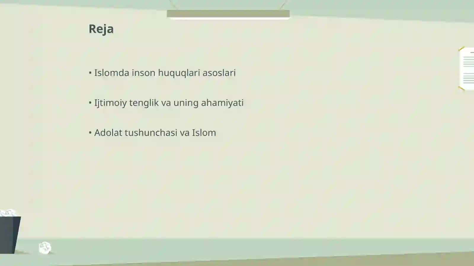 Islomda inson huquqlari himoyasi, ijtimoiy tenglik, adolat va tolerantlik 2