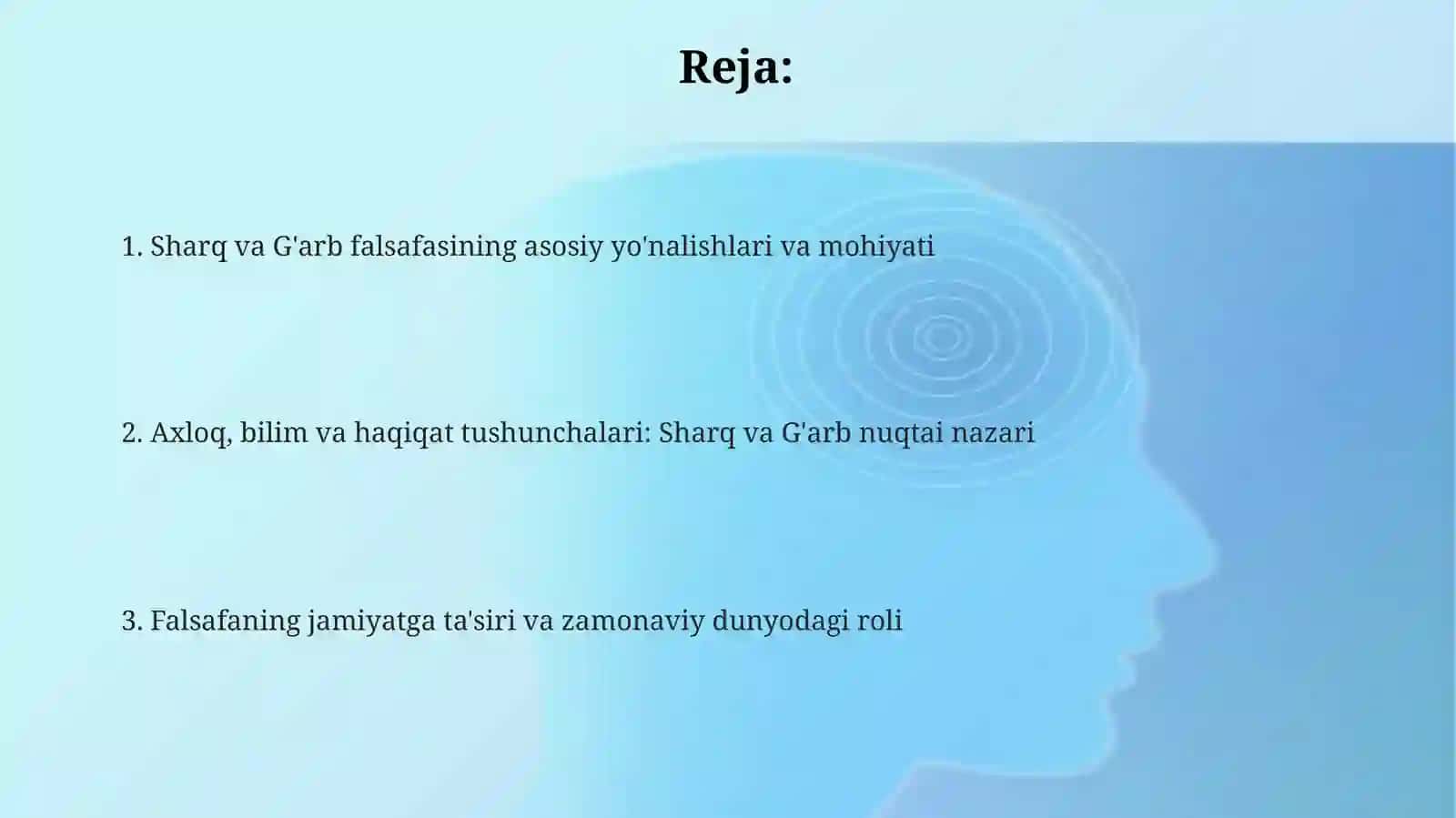 Falsafaning mohiyati haqida sharq va g'arb mutafakkirlari 2